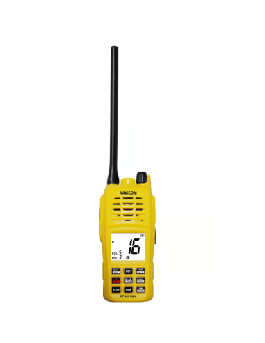RT420 DSC MAX : VHF PORTABLE - 6W - Fonction DSC -  Etanche et Flottante NAV-RT420DSC-MAX Navicom SeaElec.fr