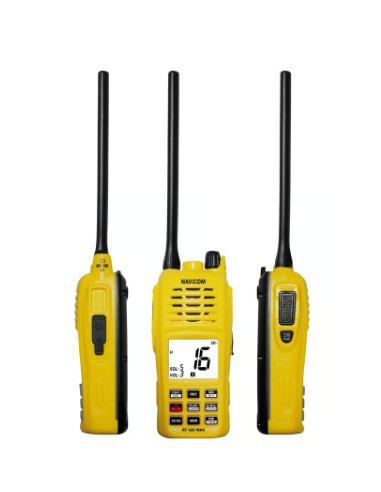 RT420 DSC MAX : VHF PORTABLE - 6W - Fonction DSC -  Etanche et Flottante NAV-RT420DSC-MAX Navicom SeaElec.fr