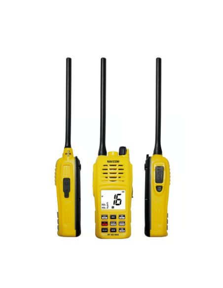 RT420 DSC MAX : VHF PORTABLE - 6W - Fonction DSC -  Etanche et Flottante NAV-RT420DSC-MAX Navicom SeaElec.fr