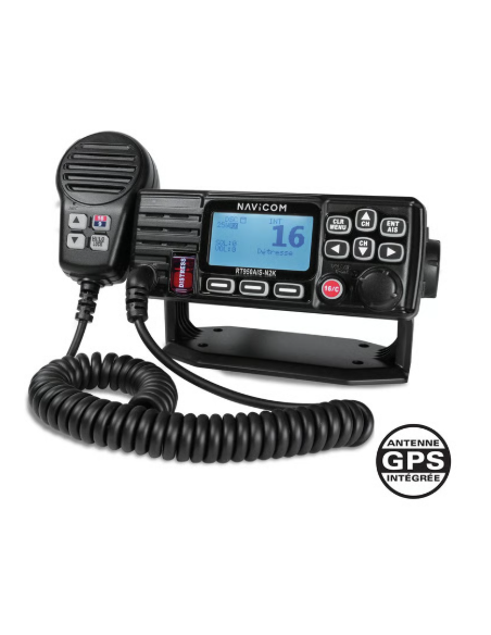 RT950AIS : VHF Fixe 25 W Compacte Antenne GPS et AIS intgrés - NMEA 2000 NAV-RT950AIS-N2K Navicom SeaElec.fr