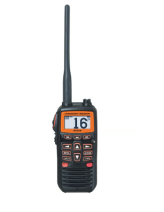 HX210 : VHF Portable 6W - Etanche IPx7 -  Flottante - Récepteur FM NAV-STH-HX210E Standard Horizon SeaElec.fr