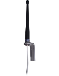 Antenne VHF, -2db en Caoutchouc 25 cm- 25m de RG-58 ; Equerre INOX BantenNAV-BA-20310Seaelec.fr