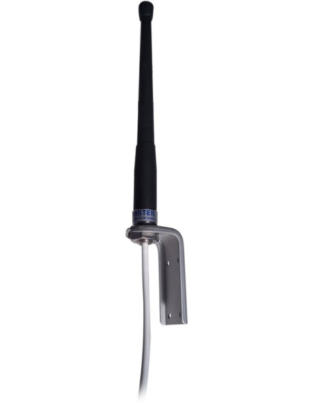 Antenne VHF, -2db en Caoutchouc 25 cm- 25m de RG-58 ; Equerre INOX BantenNAV-BA-20310Seaelec.fr