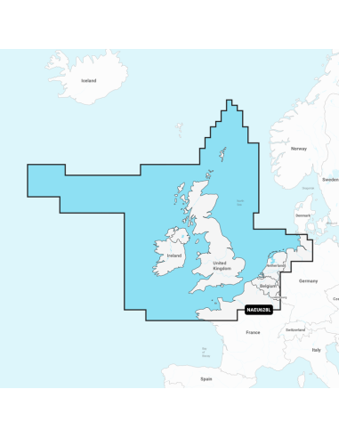 Carte Navionics Platinum+ Large SD - ROYAUME-UNI, IRLANDE ET PAYS-BAS NavionicsNAV-N-NPEU628LSeaelec.fr