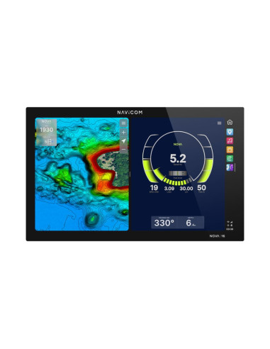 NOVA16: Écran multifonction 16" à encastrer Nova by NavicomNAV-NX4-NOVA16Seaelec.fr