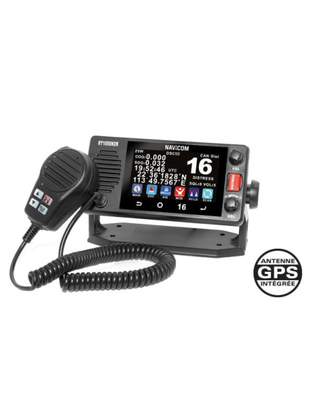 RT 1050 AIS VHF fixe 25 watts avec écran tactile, NMEA 2000 NavicomNAV-RT1050-AISSeaelec.fr
