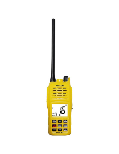 RT420MAX - VHF Portable - 6W - Etanche IPx8, Flottante avec Flashlight NavicomNAV-RT420-MAXSeaelec.fr