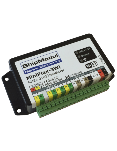 MINIPLEX-3Wi : Multiplexeur - Version Wifi, USB et NMEA - 8-35V ShipModulNAV-MCT-PLEX-3WISeaelec.fr