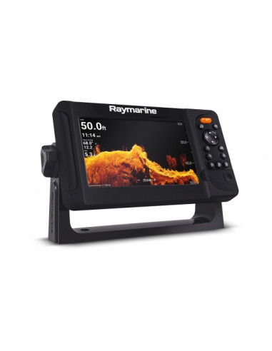 Element 7 HV - Écran GPS 7” Wi-Fi, sondeur CHIRP et HYPERVISION, sans cartographie ou sonde-Raymarine-E70532-Seaelec.fr