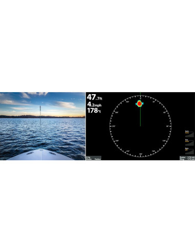 Radar pour Humminbird réseau 2 Kwatts HumminbirdNAV-AS-HB2124Seaelec.fr