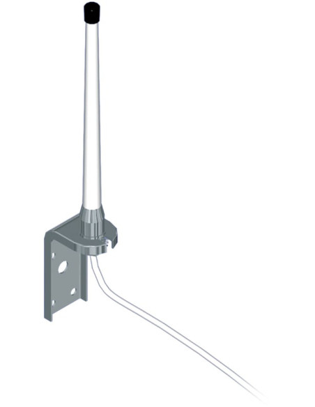Antenne VHF sur equerre , -2dB, 25 cm, 18 m de RG-58, Equerre INOX BantenNAV-BA-20301Seaelec.fr