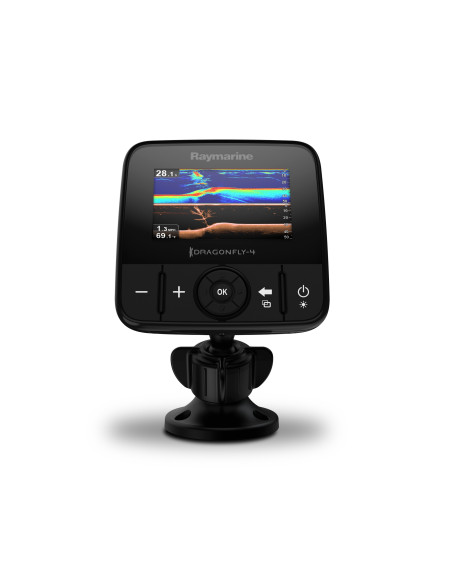 Dragonﬂy 4Pro Ecran 4.3” Sondeur CHIRP DownVision et CHIRP-Raymarine-E70495-Seaelec.fr